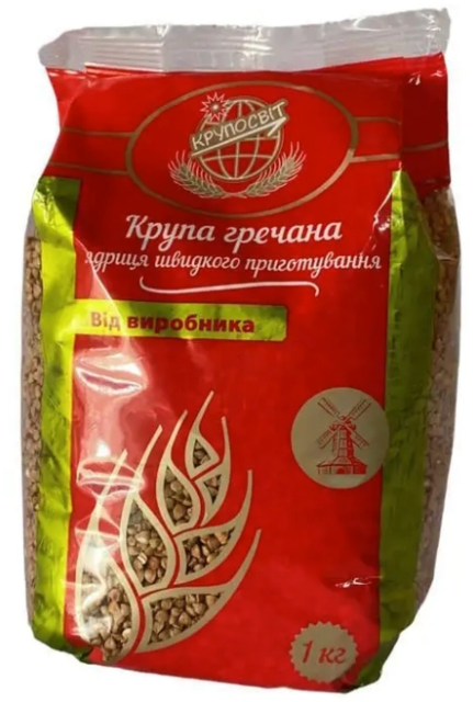 Крупа гречана ядриця ТМ Крупосвіт, 1кг